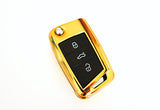 VW Remote Key Cover Gold 2015-