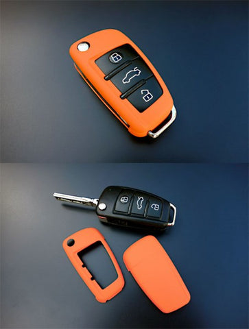 Audi Remote Key Cover Orange