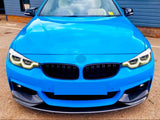 Front Spoiler Lip Valance Splitter Carbon Look For BMW 4-Series F32 F33 F36 (2014-2020)