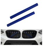 Blue Front Grille V Bar Brace Decoration Cover For BMW X3 G01 X4 G02 X5 G05 X6 G06 X7 G07 G30 G31 G32