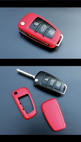 Audi Remote Key Cover Red