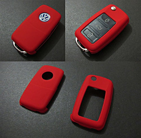 VW Remote Key Cover Red -10/09