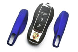 Porsche Remote Key Cover Metallic Blue
