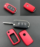 VW Remote Key Cover Metallic Red 11/09-